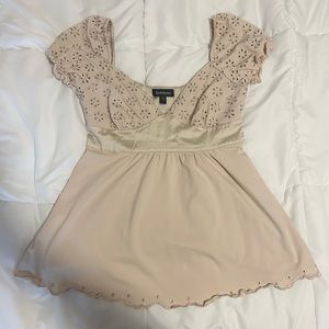 Vintage Bebe Babydoll Top